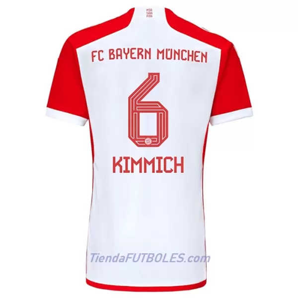 Camiseta FC Bayern de Múnich Joshua Kimmich 6 Hombre Primera 23/24