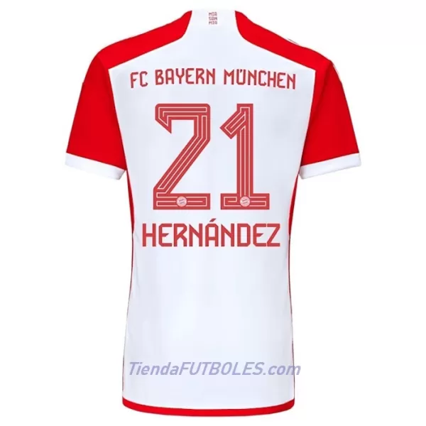 Camiseta FC Bayern de Múnich Lucas Hernandez 21 Hombre Primera 23/24