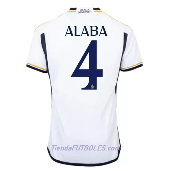 Camiseta Real Madrid Alaba 4 Hombre Primera 23/24