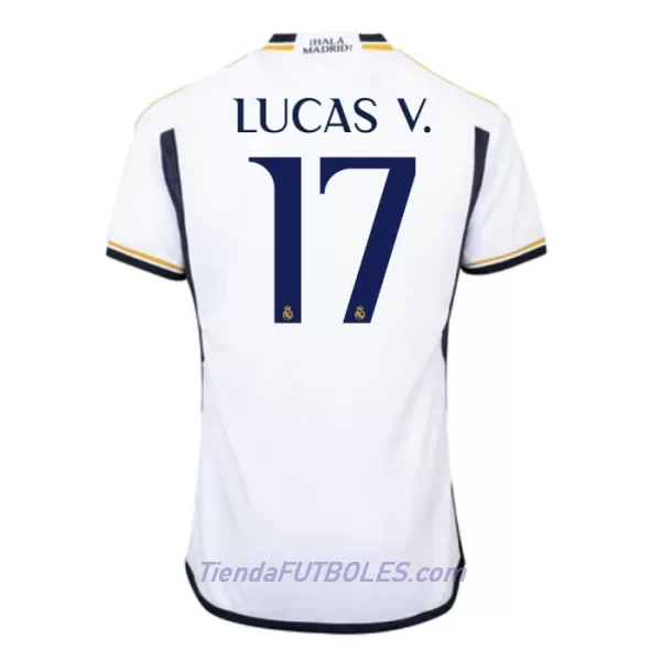 Camiseta Real Madrid Lucas V. 17 Hombre Primera 23/24