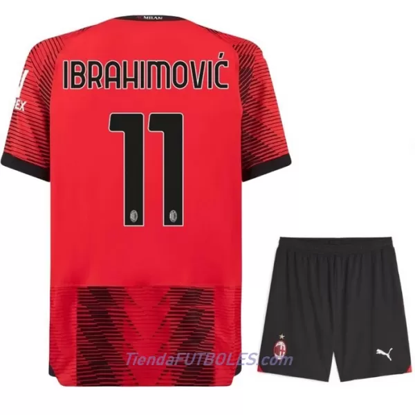 Conjunto AC Milan Ibrahimovic 11 Niño Primera 23/24
