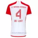 Conjunto FC Bayern de Múnich De Ligt 4 Niño Primera 23/24