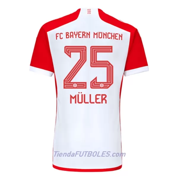 Conjunto FC Bayern de Múnich Thomas Müller 25 Niño Primera 23/24