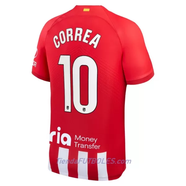 Camiseta Atlético Madrid Correa 10 Hombre Primera 23/24