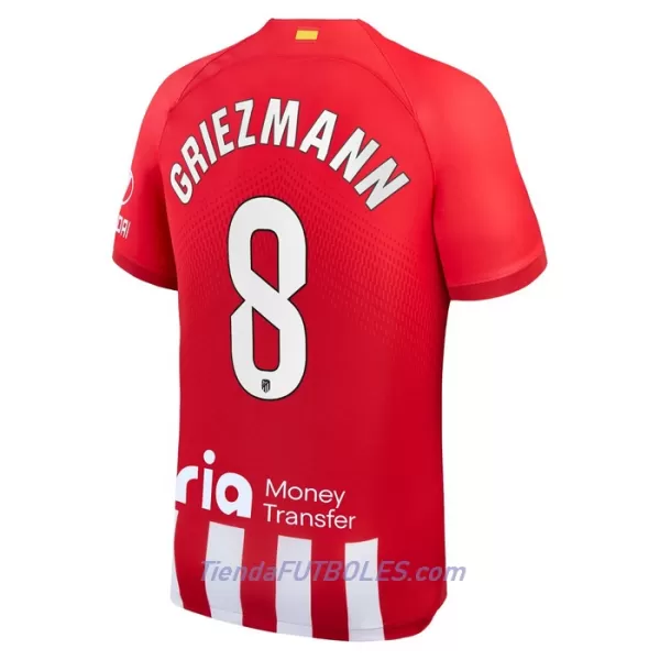 Camiseta Atlético Madrid Griezmann 8 Hombre Primera 23/24