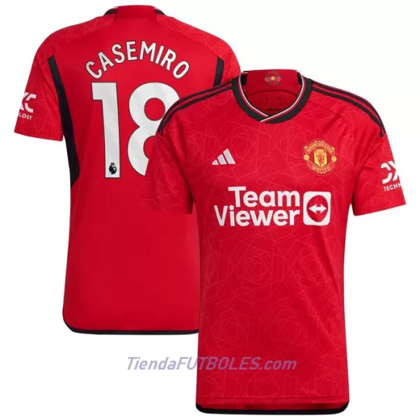 Camiseta Manchester United Casemiro 18 Hombre Primera 23/24