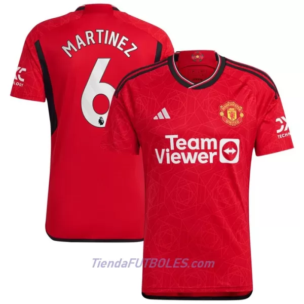 Camiseta Manchester United Martinez 6 Hombre Primera 23/24