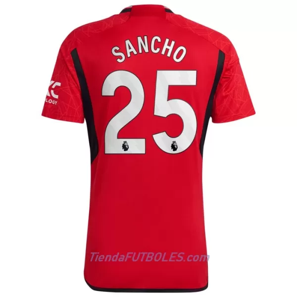 Camiseta Manchester United Sancho 25 Hombre Primera 23/24