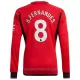 Camiseta Manga Larga Manchester United Bruno Fernandes 8 Hombre Primera 23/24