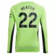 Camiseta Portero Manchester United Heaton 22 Hombre Primera 23/24 Manga Larga