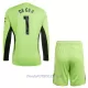 Conjunto Portero Manchester United De Gea 1 Niño Primera 23/24 Manga Larga