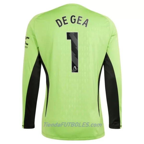 Conjunto Portero Manchester United De Gea 1 Niño Primera 23/24 Manga Larga