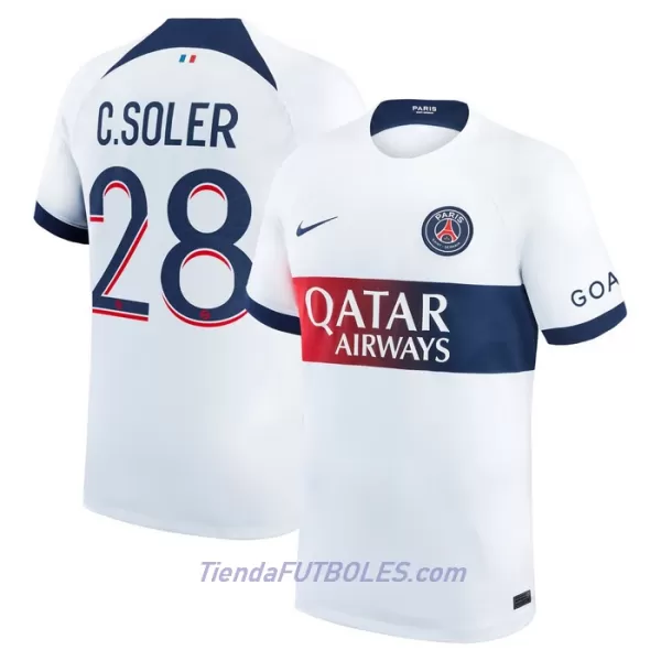 Camiseta Paris Saint-Germain C. Soler 28 Hombre Segunda 23/24