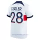Camiseta Paris Saint-Germain C. Soler 28 Hombre Segunda 23/24