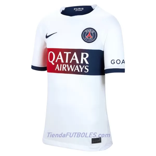 Camiseta Paris Saint-Germain Mbappé 7 Mujer Segunda 23/24