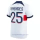 Camiseta Paris Saint-Germain N.Mendes 25 Hombre Segunda 23/24