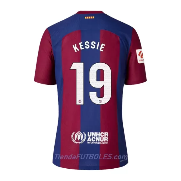 Camiseta FC Barcelona Kessie 19 Hombre Primera 23/24