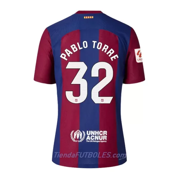 Camiseta FC Barcelona Pablo Torre 32 Hombre Primera 23/24