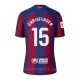 Conjunto FC Barcelona Christensen 15 Niño Primera 23/24