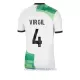 Camiseta Liverpool Virgil 4 Hombre Segunda 23/24