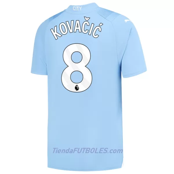 Camiseta Manchester City Kovacic 8 Hombre Primera 23/24