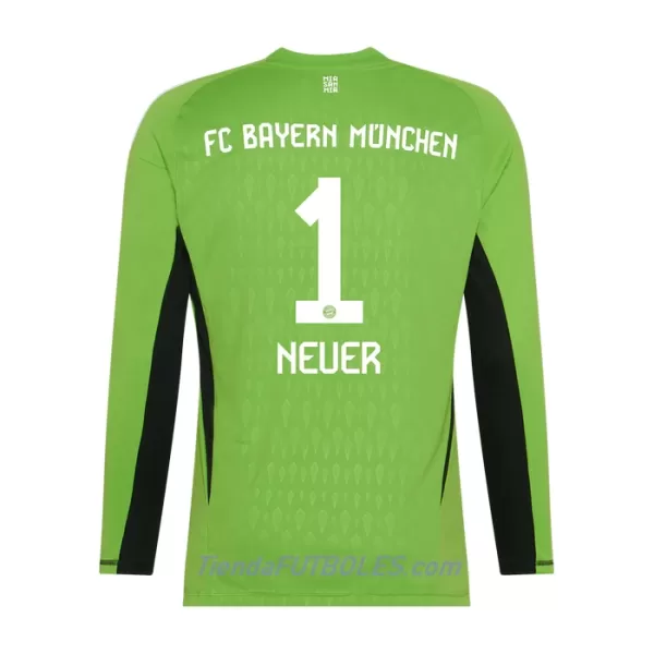 Camiseta Portero FC Bayern de Múnich Manuel Neuer 1 Hombre Segunda 23/24 Manga Larga