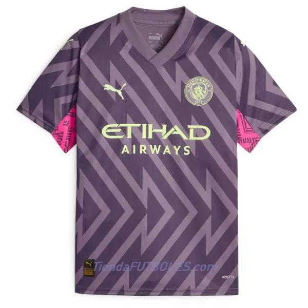 Camiseta Portero Manchester City Champions of Europe Hombre Segunda 23/24