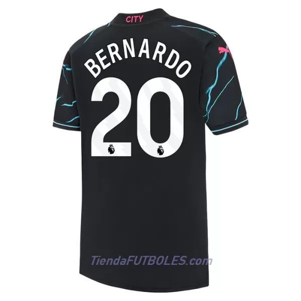 Camiseta Manchester City Bernardo 20 Hombre Tercera 23/24