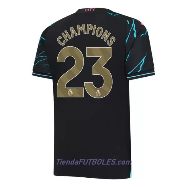 Camiseta Manchester City Champions 23 Hombre Tercera 23/24