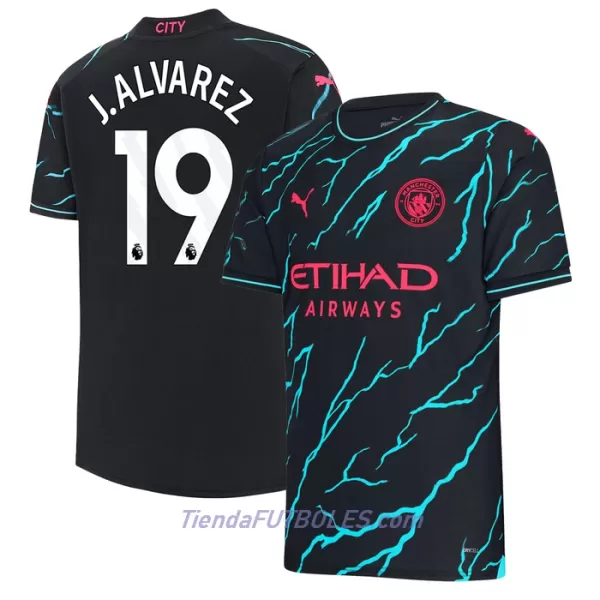 Camiseta Manchester City J. Alvarez 19 Hombre Tercera 23/24