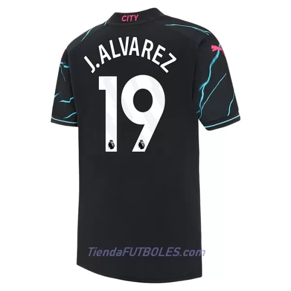 Camiseta Manchester City J. Alvarez 19 Hombre Tercera 23/24