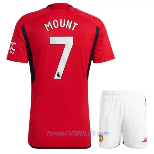 Conjunto Manchester United Mount 7 Niño Primera 23/24