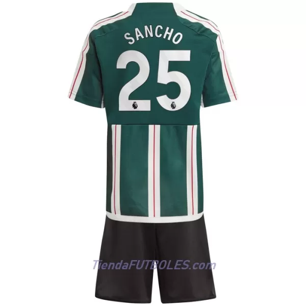 Conjunto Manchester United Sancho 25 Niño Segunda 23/24
