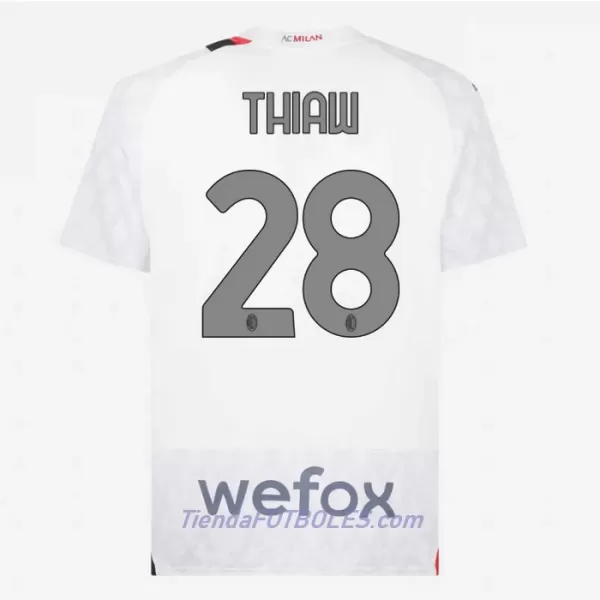 Camiseta AC Milan Thiaw 28 Hombre Segunda 23/24
