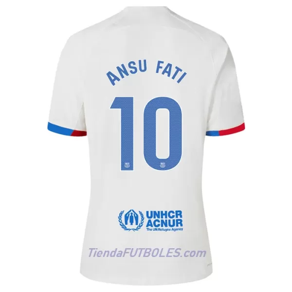 Camiseta FC Barcelona Ansu Fati 10 Hombre Segunda 23/24