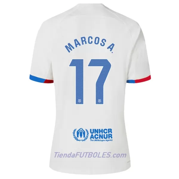 Camiseta FC Barcelona Marcos A. 17 Hombre Segunda 23/24