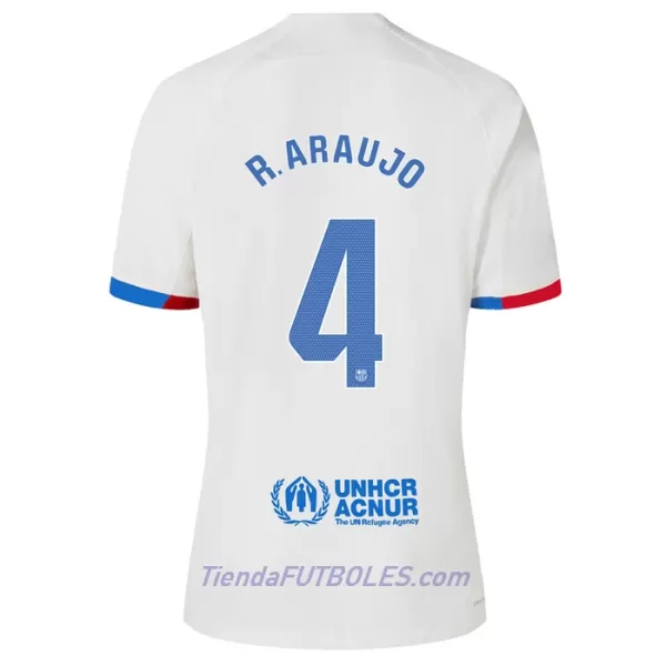 Camiseta FC Barcelona R. Araujo 4 Hombre Segunda 23/24