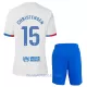 Conjunto FC Barcelona Christensen 15 Niño Segunda 23/24