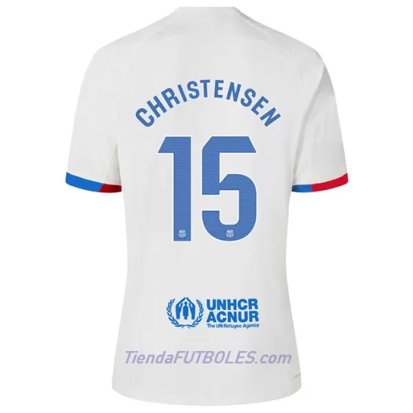 Conjunto FC Barcelona Christensen 15 Niño Segunda 23/24