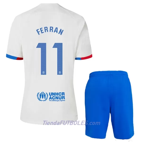 Conjunto FC Barcelona Ferran 11 Niño Segunda 23/24