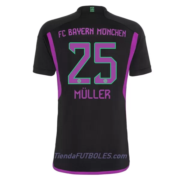 Camiseta FC Bayern de Múnich Müller 25 Hombre Segunda 23/24