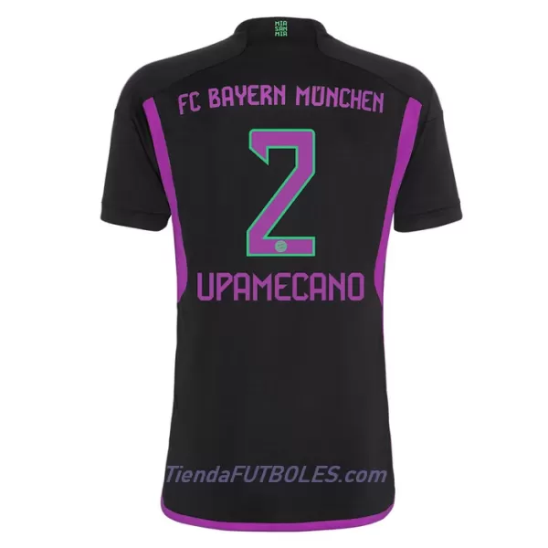 Camiseta FC Bayern de Múnich Upamecano 2 Hombre Segunda 23/24