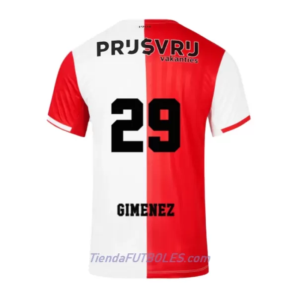Camiseta Feyenoord Rotterdam Gimenez 29 Hombre Primera 23/24