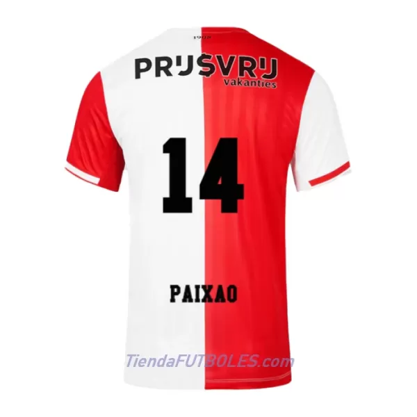 Camiseta Feyenoord Rotterdam Paixao 14 Hombre Primera 23/24