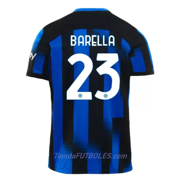 Camiseta Inter Milan Barella 23 Hombre Primera 23/24