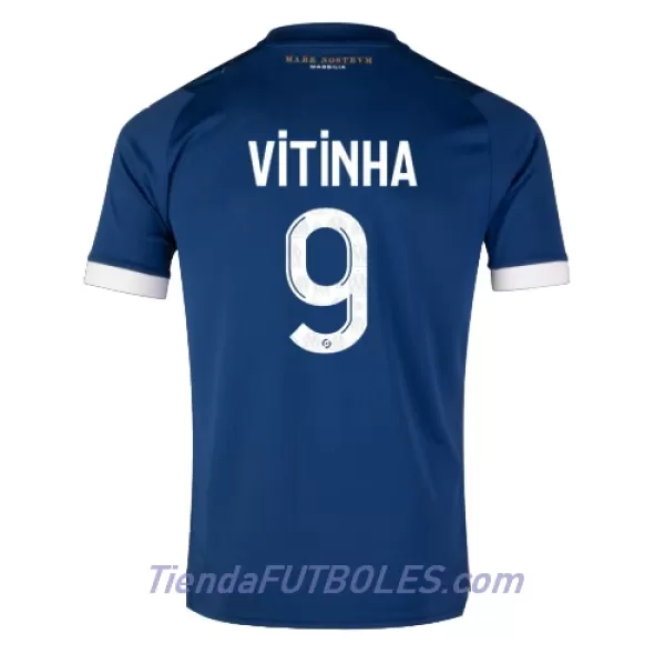 Camiseta Olympique De Marseille Vitinha 9 Hombre Segunda 23/24