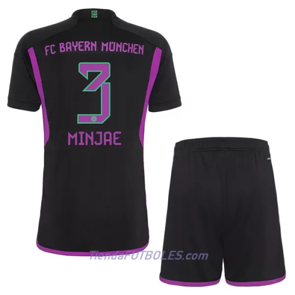 Conjunto FC Bayern de Múnich Minjae 3 Niño Segunda 23/24