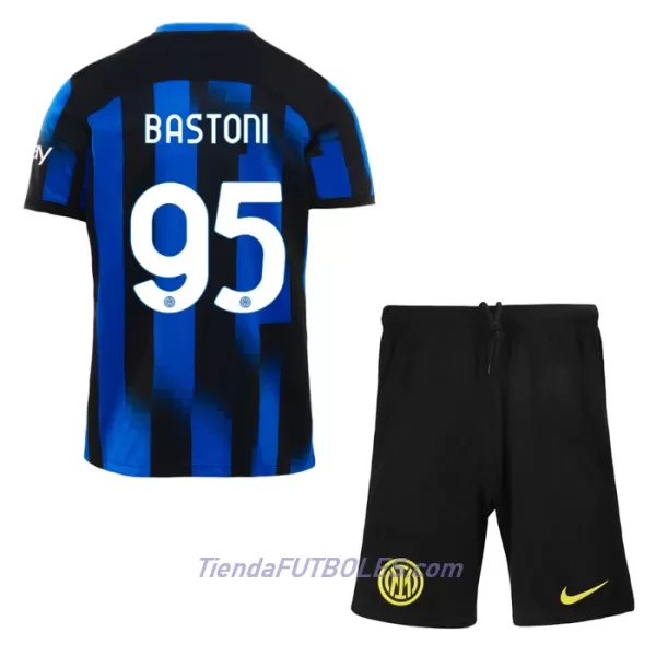 Conjunto Inter Milan Bastoni 95 Niño Primera 23/24