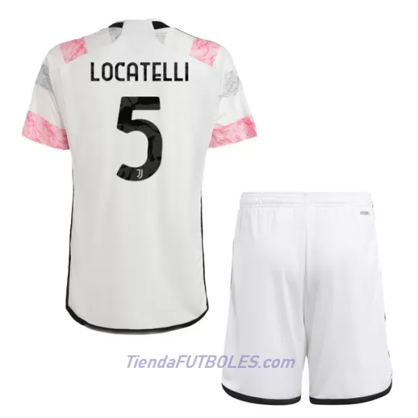 Conjunto Juventus Locatelli 5 Niño Segunda 23/24