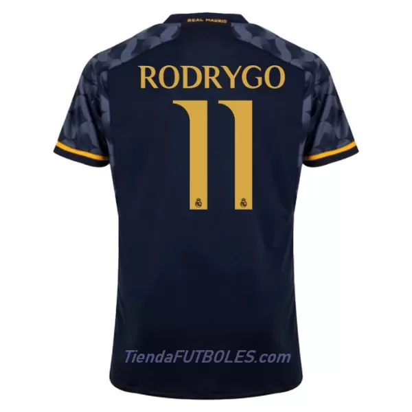 Camiseta Real Madrid Rodrygo 11 Hombre Segunda 23/24